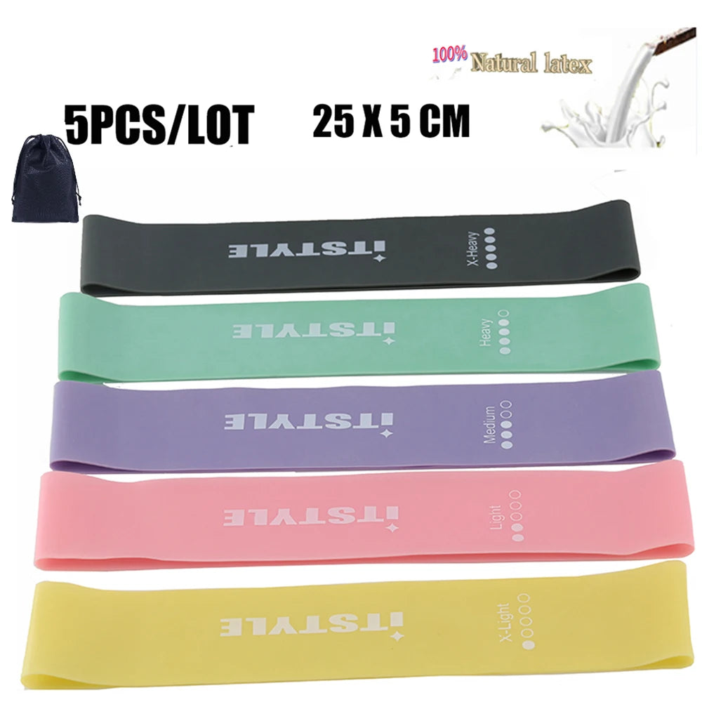 Resistance Bands natural Latex& TPE Gym Strength Training  Fitness Equipment Expander Yoga Rubber band