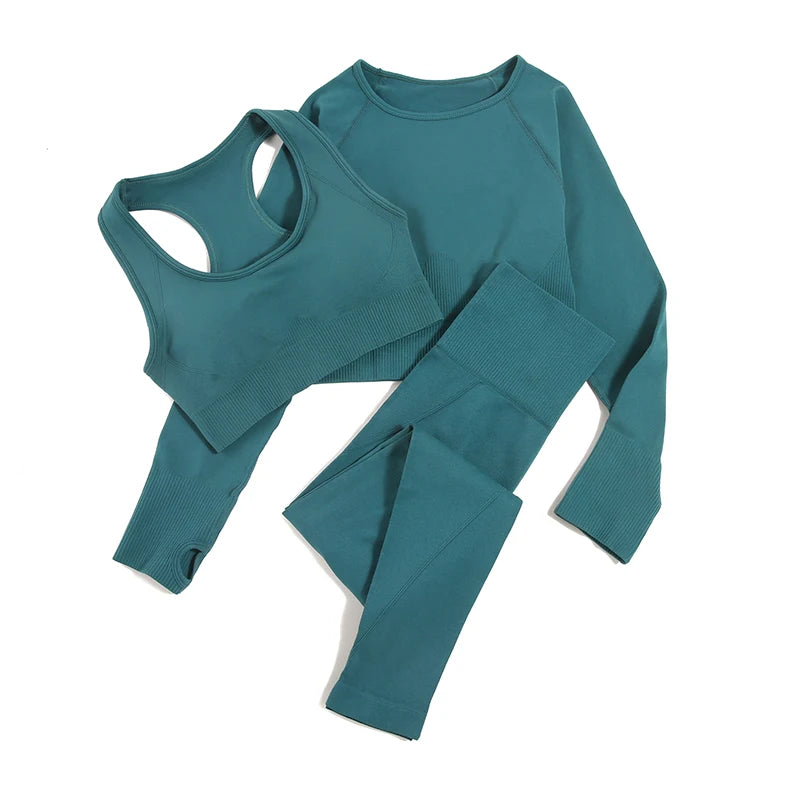 2/3/4pcs Seamless Yoga Set Gym Clothes Sportswear