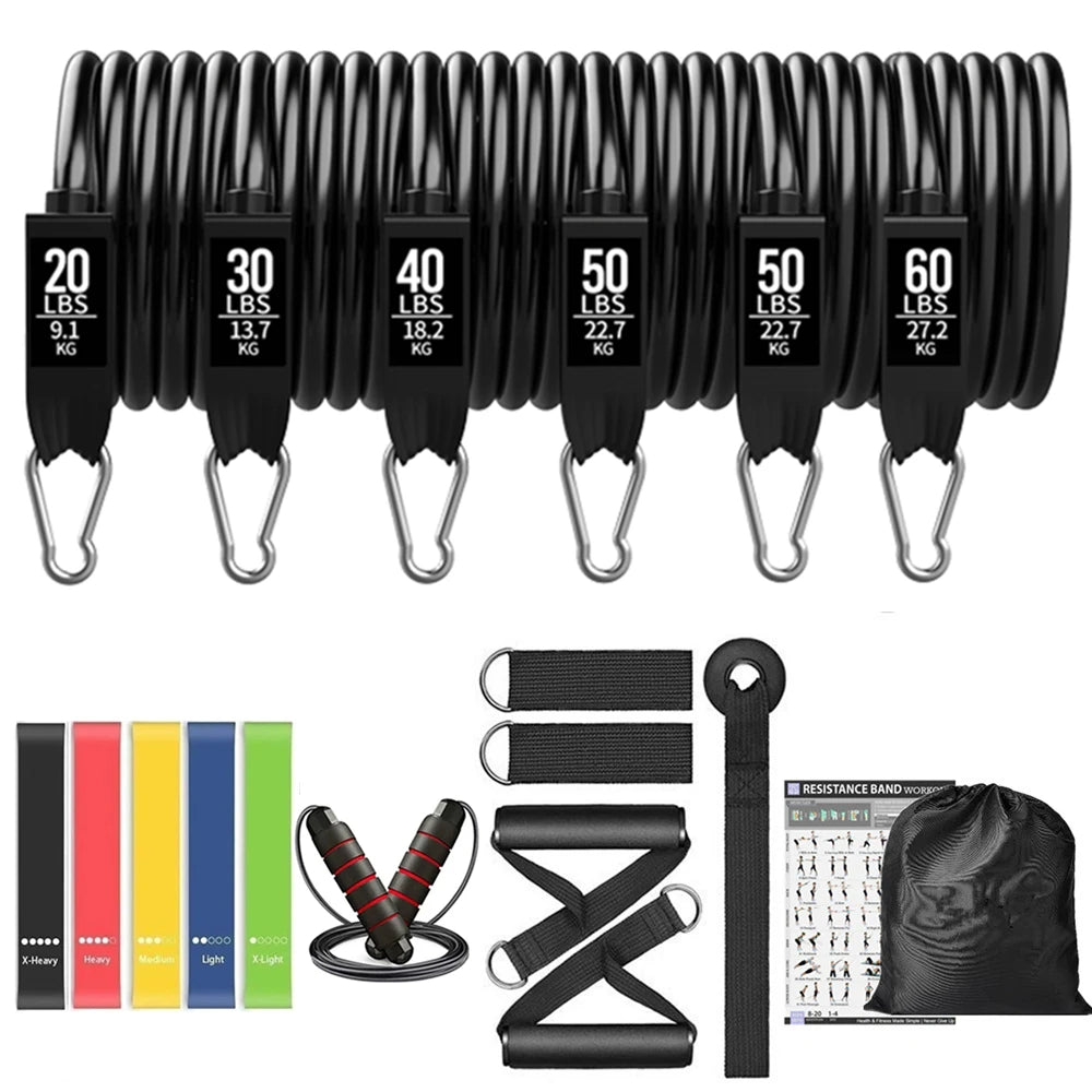 Workout Bar Fitness Resistance Bands