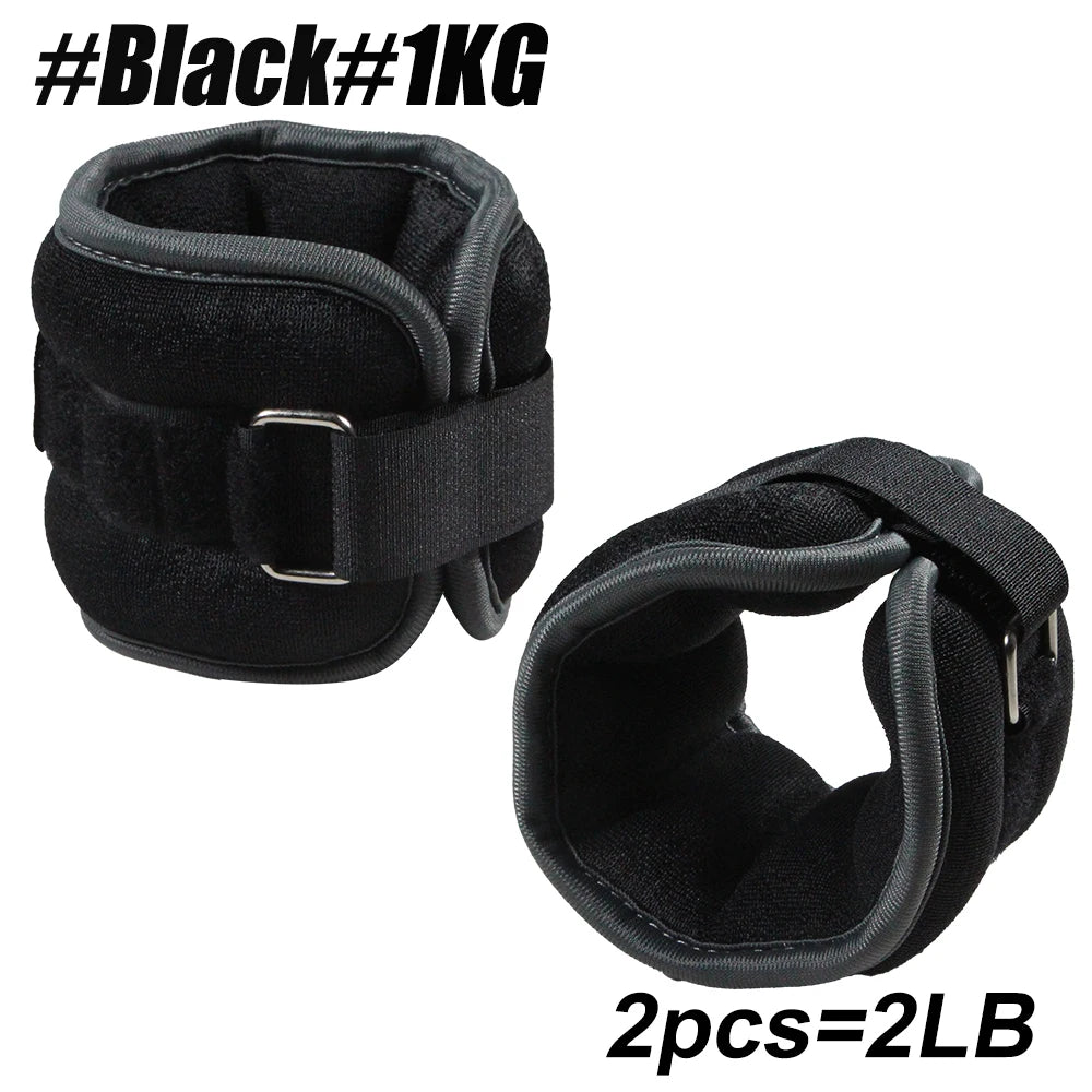 1Pair Ankle Weights for Men Women Kids,Leg Arm Wrist Weights with Adjustable Strap for Running,Gymnastics,Aerobics,Gym,Fitness
