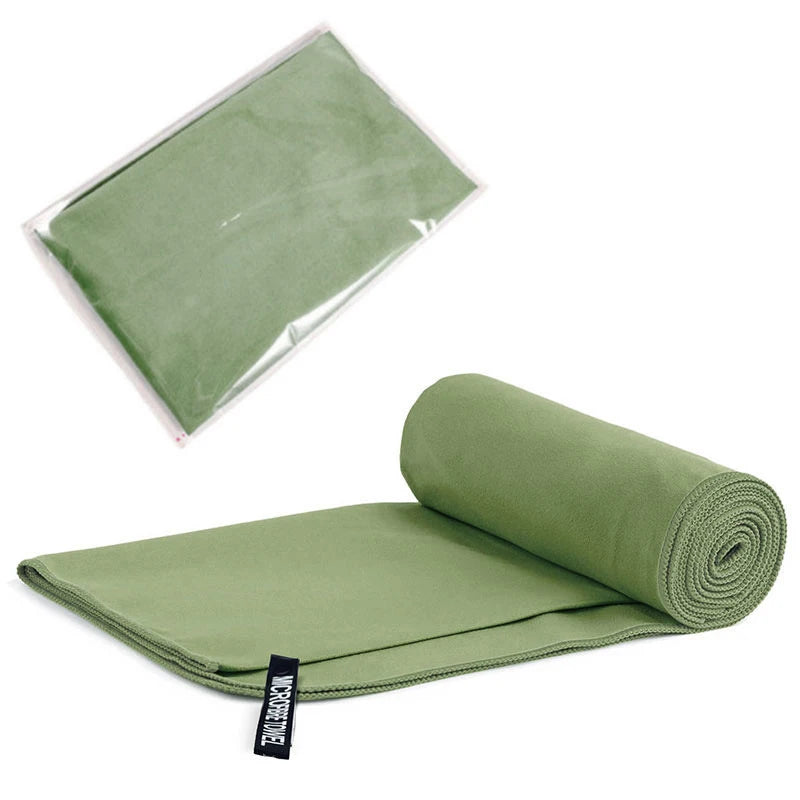 1 PC Sports Microfiber Quick Dry Pocket Towel Portable Ultralight Absorbent Towel For Swimming Pool Gym Fitness Yoga Beach Towel