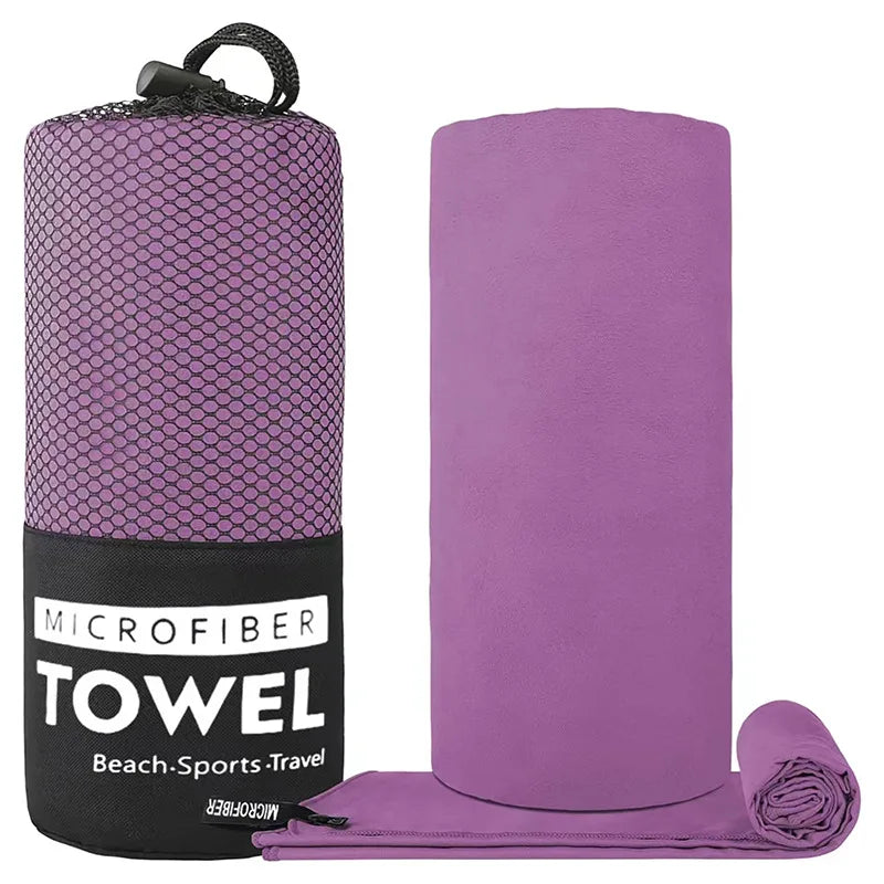 Microfiber Towel 1PC-Quick Dry Super Absorbent&Ultralight for Gym,Swim,Yoga Beach,Camping-Portable Fitness&Pool Accessories