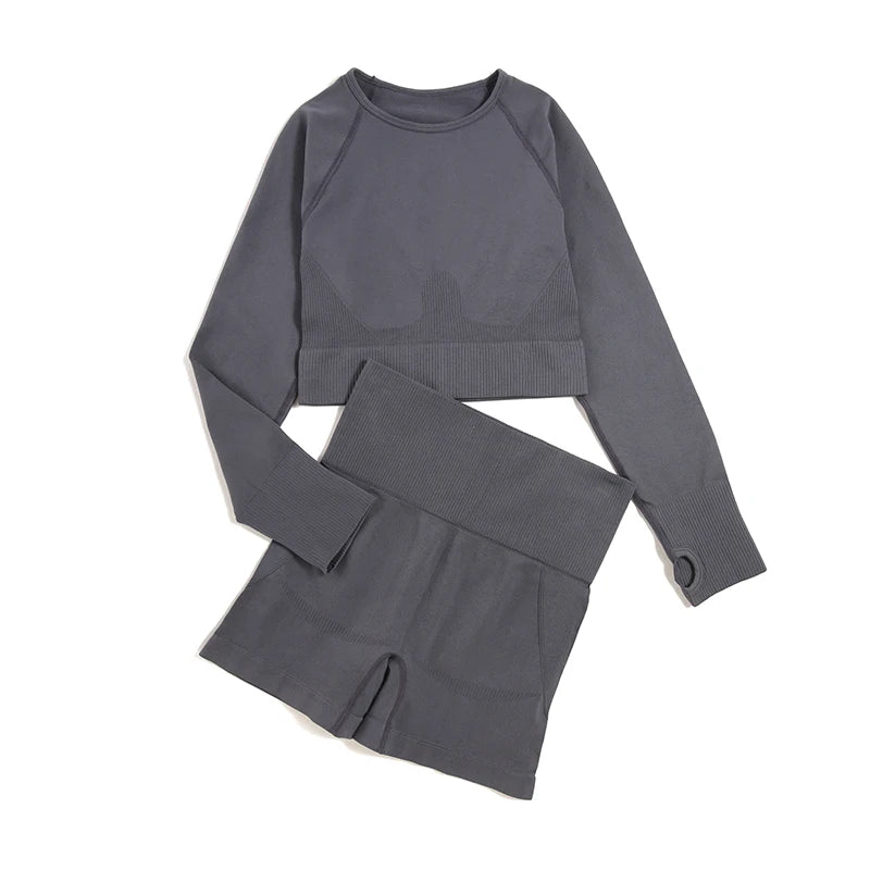 2/3/4pcs Seamless Yoga Set Gym Clothes Sportswear