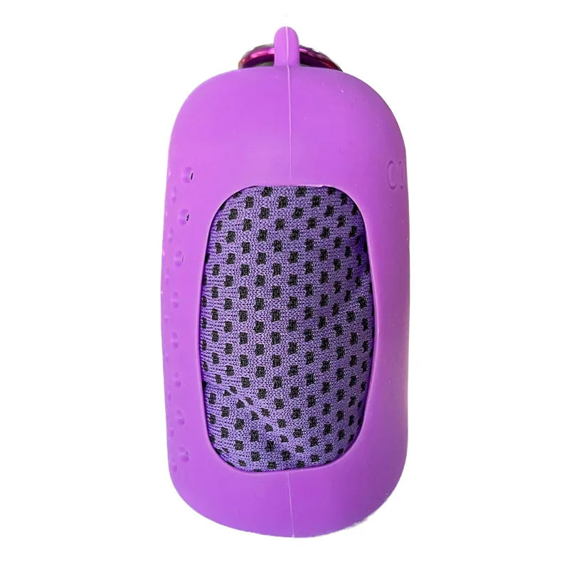 Portable Mini Silicone Set Cold Towel Outdoor Cooling Towel Heat Dissipation Sweat Absorption Quick-drying Fitness Hair
