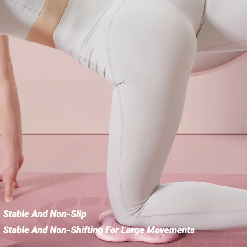 TPE Thickened Anti Slip Yoga Kneeling Protective Pad Knee Soft Flat Support Rebound Non-Slip Sports Fitness Mat Shock Absorption