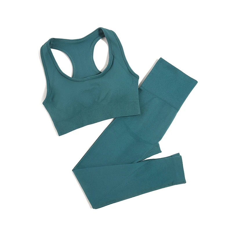 2/3/4pcs Seamless Yoga Set Gym Clothes Sportswear
