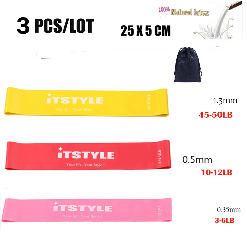 Resistance Bands natural Latex& TPE Gym Strength Training  Fitness Equipment Expander Yoga Rubber band
