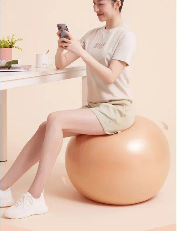 Multifunctional Pvc Explosion-proof Yoga Ball Smooth Surface Fitness Relaxation Ball Weight Loss Midwifery Elastic Big Ball