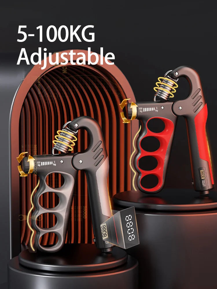 OUZEY news 5-100kg Grip Strength Gym Wrist Expander Hand Strengthener Adjustable Muscle Recovery Fitness Hand Strength Exercise