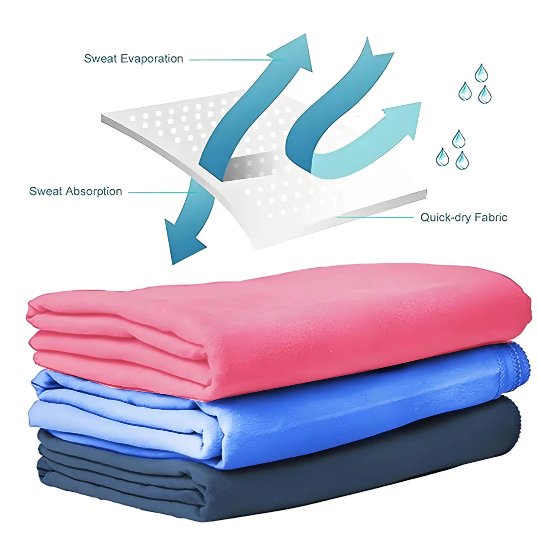1 Piece Outdoor Sports and Fitness Quick Dry Towel / Sweat Absorbent Quick Dry Towel / Outdoor Hiking Towel / Yoga，Fitness Towel