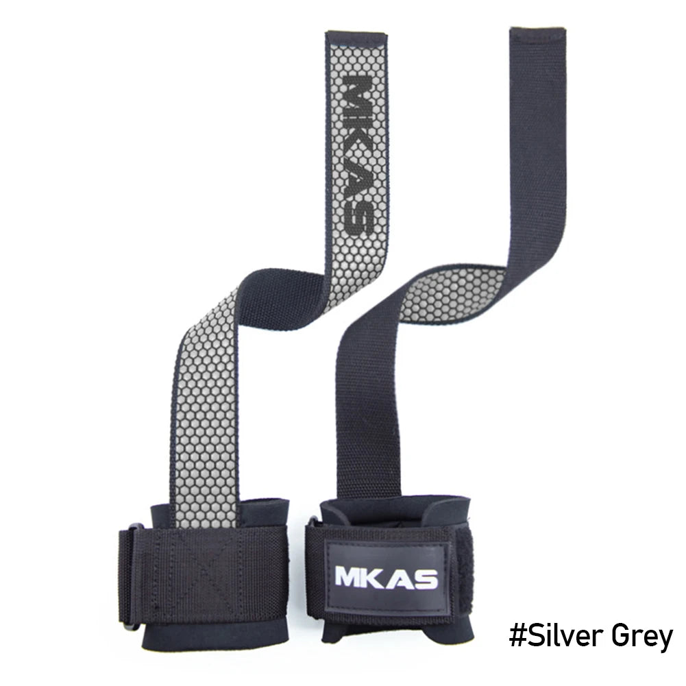 Weight Lifting Wrist Straps Fitness Bodybuilding Training Gym Lifting Straps with Non Slip Flex Gel Grip