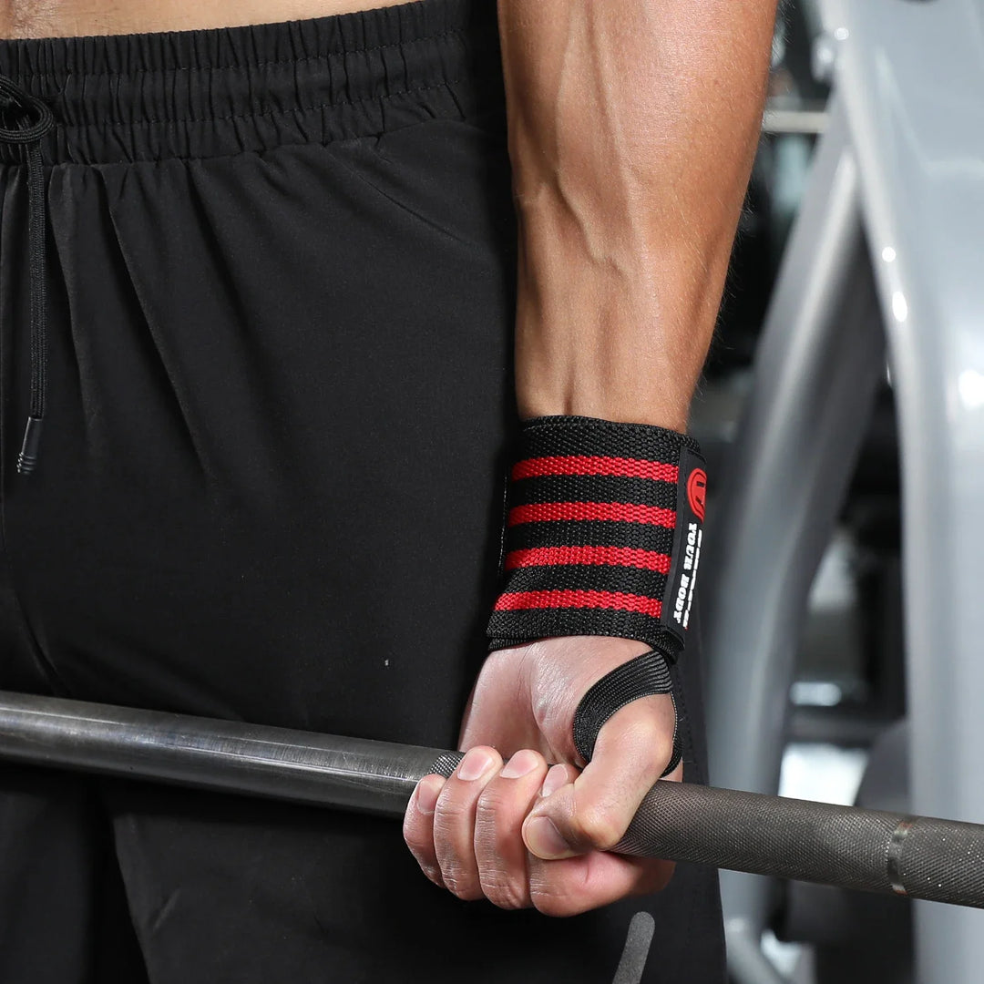 WOSWEIR-1 Pair Weightlifting Wristband, Wrist Wraps, Gym Fitness Straps Support , Sports Equipment