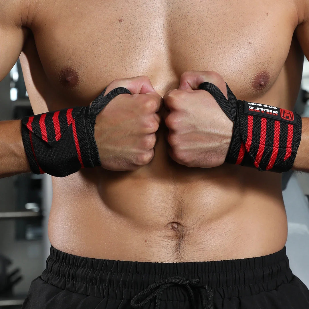 WOSWEIR-1 Pair Weightlifting Wristband, Wrist Wraps, Gym Fitness Straps Support , Sports Equipment