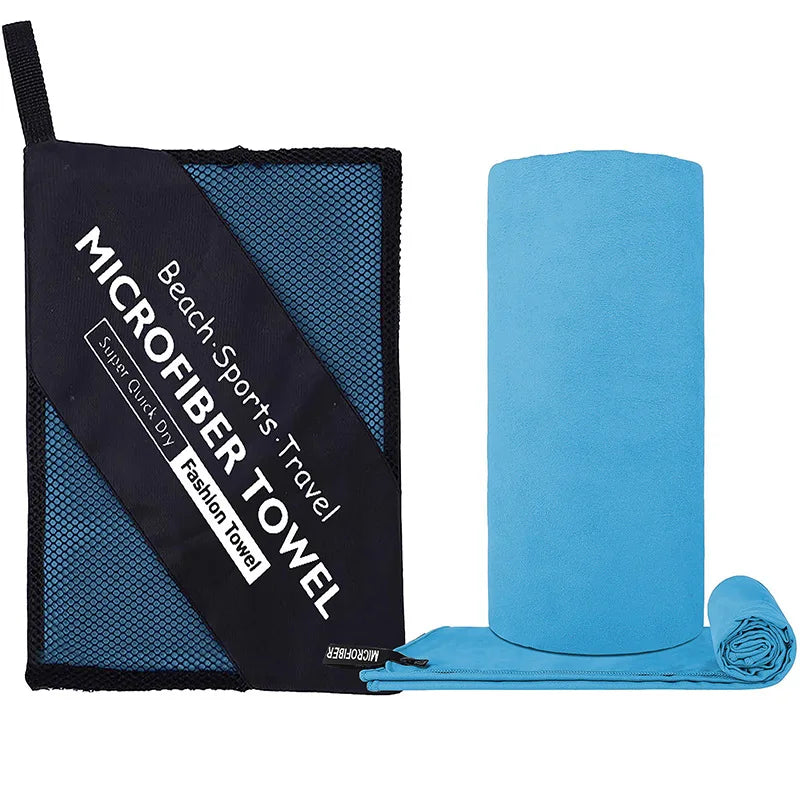 Microfiber Fitness Towel Bath Towel Set Sweat Absorbent Sports Towel  Yoga Towel Fitness Towel Gym Towel  Suitable for Travel