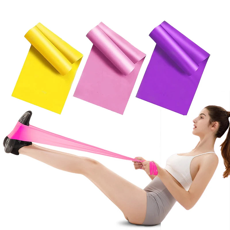 Yoga Pilates Elastic Resistance Band Fitness Training