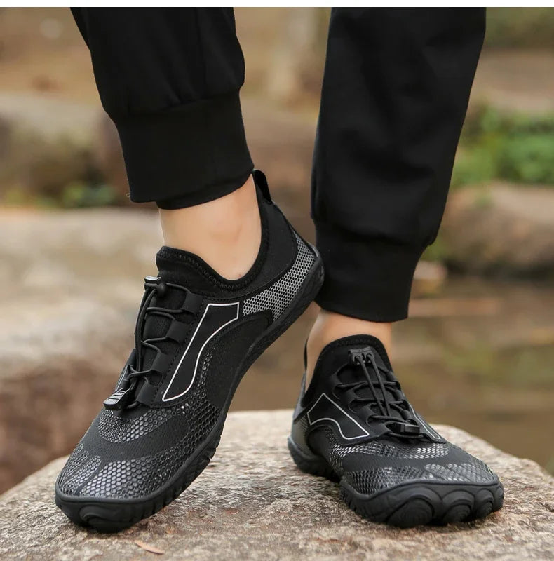 Men Breathable Swimming Diving Water Shoes Women Aqua Beach Shoes Fitness Sea Barefoot Summer Outdoor Wading Shoes Plus Size 48