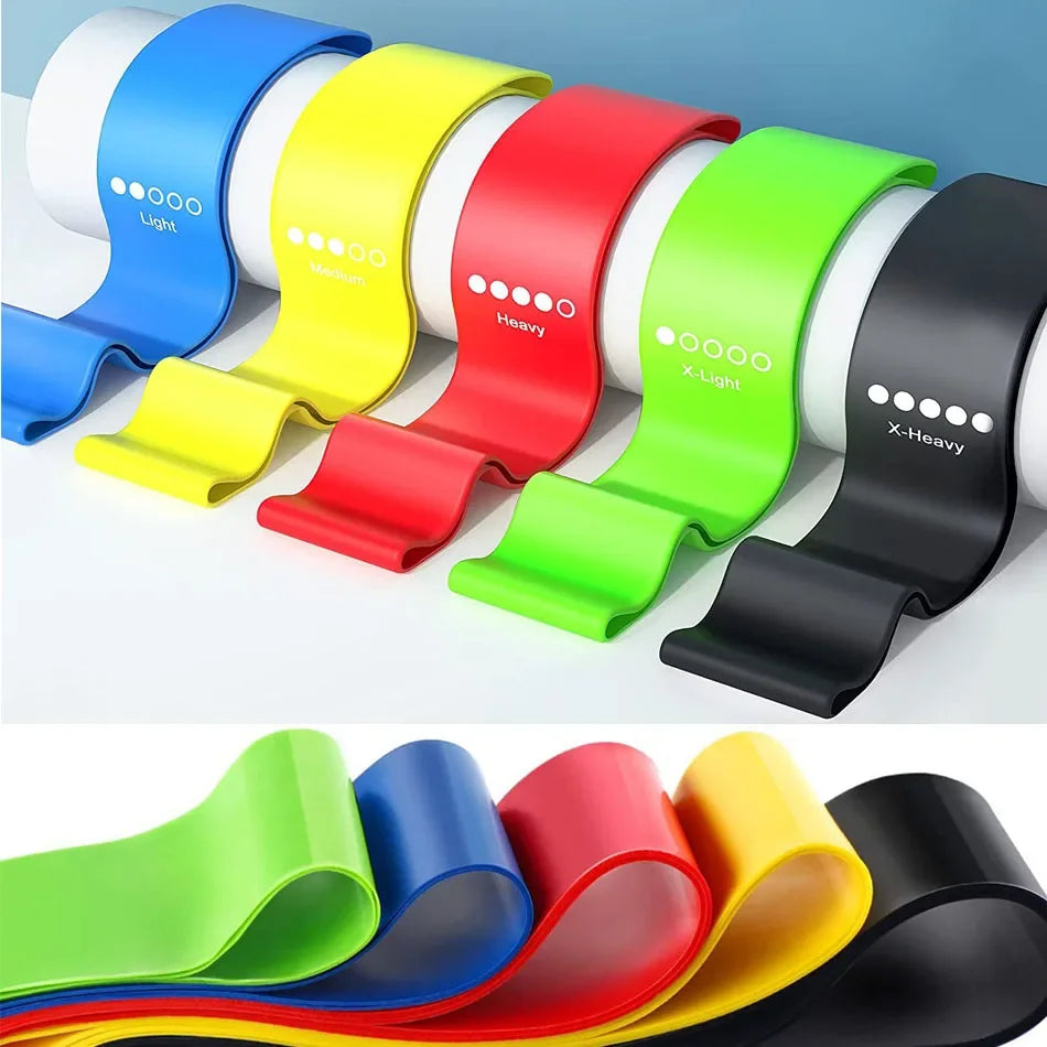 WOSWEIR-Training Resistance Bands Yoga Gym Fitness Gum Pull Up Assist Rubber Band Crossfit Exercise Home Workout Equipment
