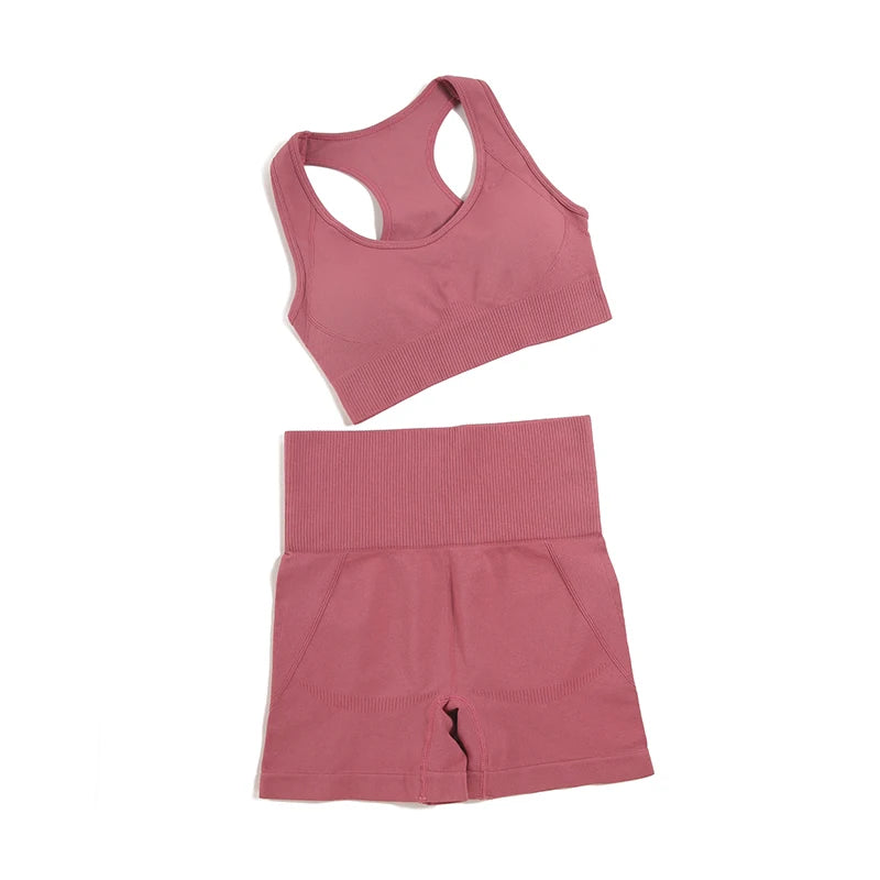 2/3/4pcs Seamless Yoga Set Gym Clothes Sportswear