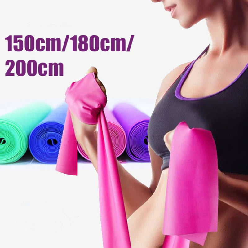 Yoga Pilates Elastic Resistance Band Fitness Training