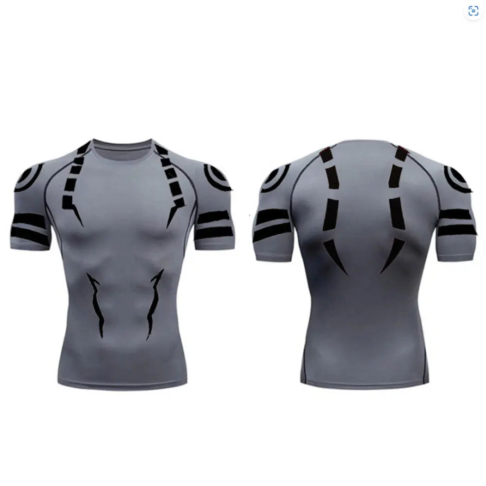 Anime Jujutsu Kaisen Compression Set Fitness Suit
