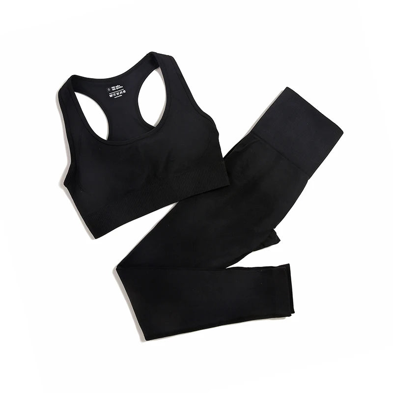 2/3/4pcs Seamless Yoga Set Gym Clothes Sportswear
