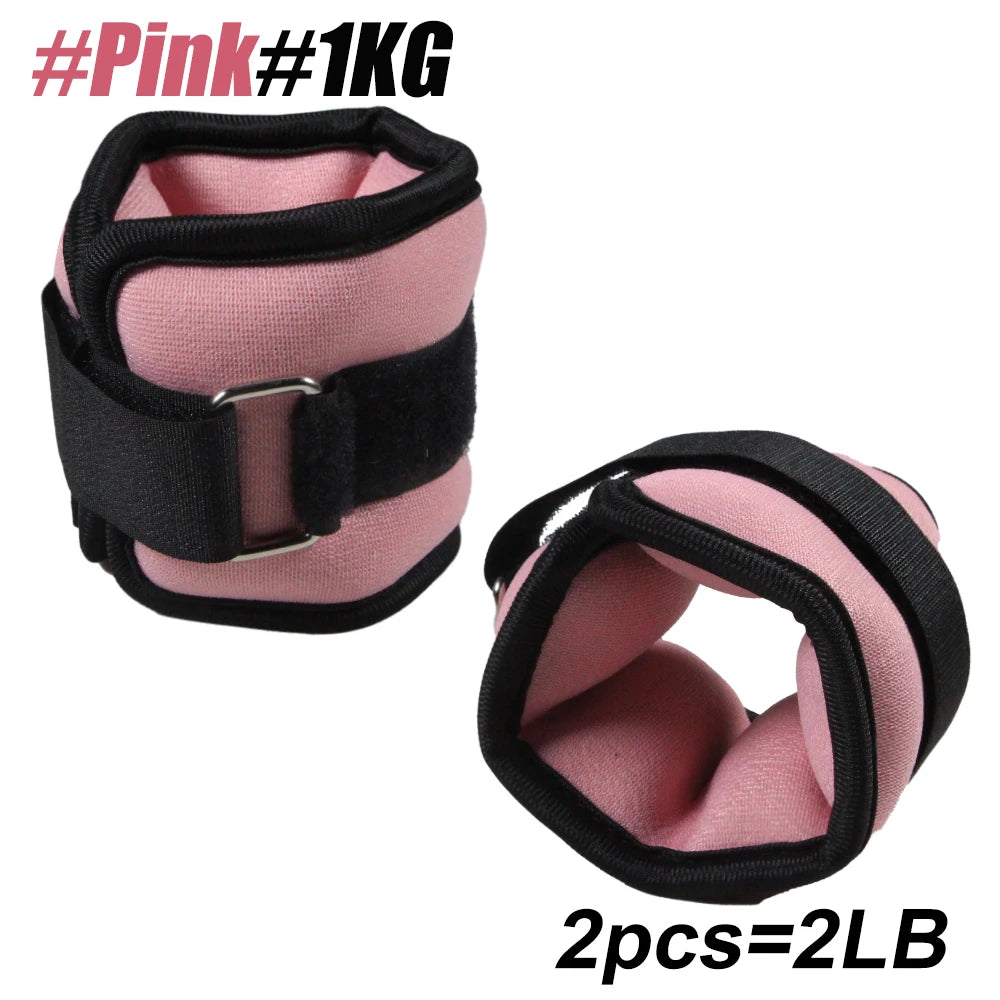 1Pair Ankle Weights for Men Women Kids,Leg Arm Wrist Weights with Adjustable Strap for Running,Gymnastics,Aerobics,Gym,Fitness