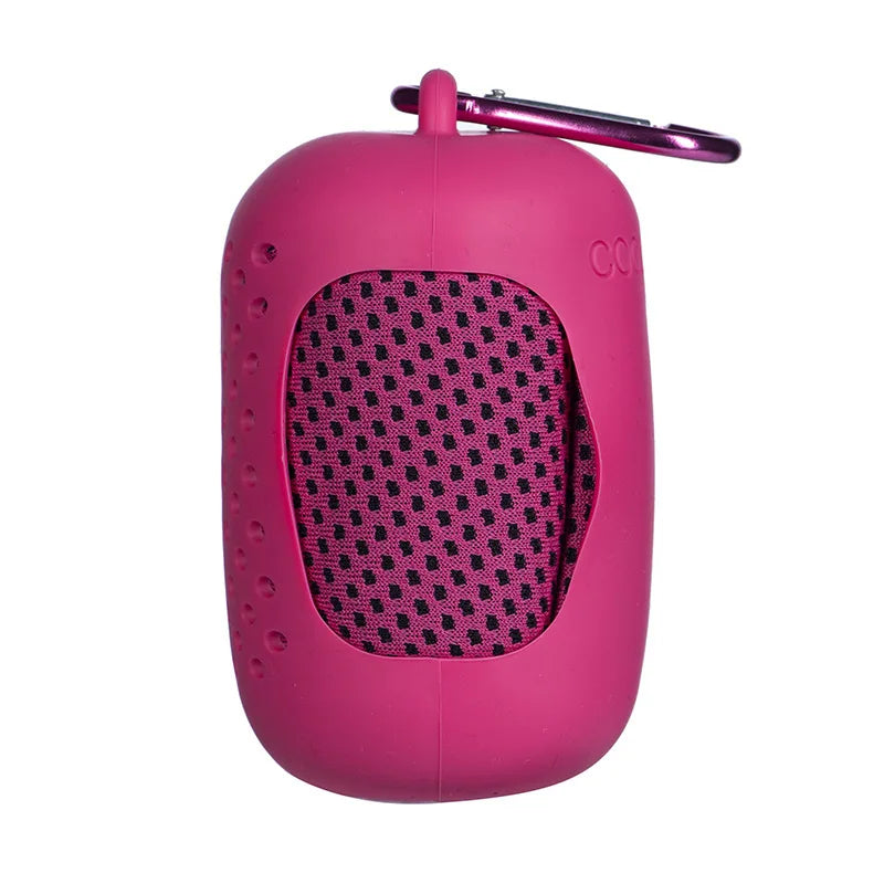 Portable Mini Silicone Set Cold Towel Outdoor Cooling Towel Heat Dissipation Sweat Absorption Quick-drying Fitness Hair