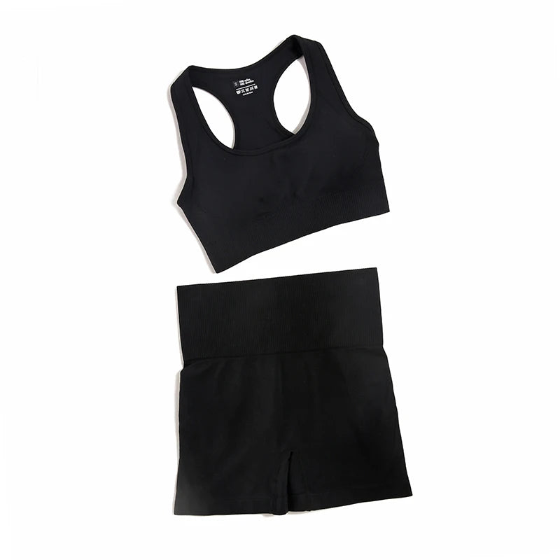 2/3/4pcs Seamless Yoga Set Gym Clothes Sportswear