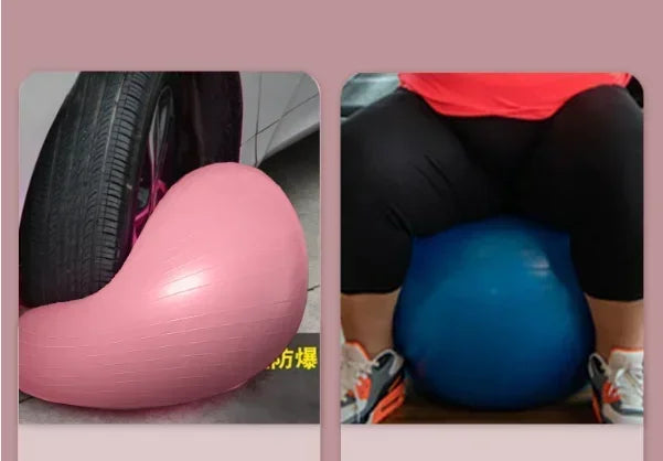 Multifunctional Pvc Explosion-proof Yoga Ball Smooth Surface Fitness Relaxation Ball Weight Loss Midwifery Elastic Big Ball
