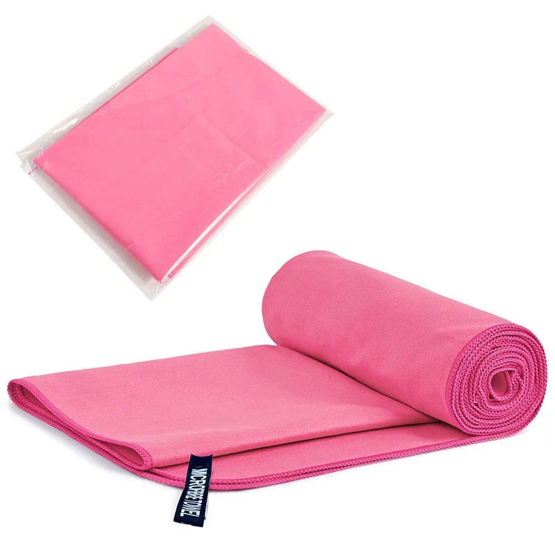 1 PC Sports Microfiber Quick Dry Pocket Towel Portable Ultralight Absorbent Towel For Swimming Pool Gym Fitness Yoga Beach Towel