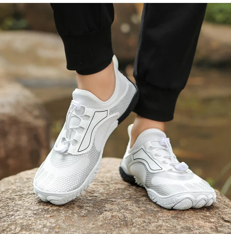 Men Breathable Swimming Diving Water Shoes Women Aqua Beach Shoes Fitness Sea Barefoot Summer Outdoor Wading Shoes Plus Size 48