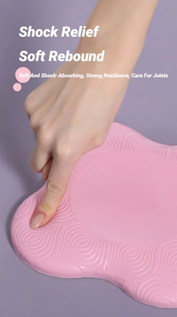TPE Thickened Anti Slip Yoga Kneeling Protective Pad Knee Soft Flat Support Rebound Non-Slip Sports Fitness Mat Shock Absorption