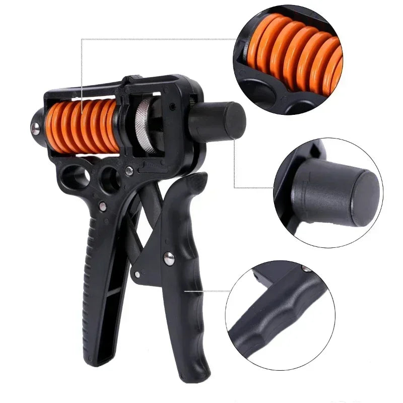 5-165Kg Adjustable Steel Spring Heavy Hand Grip Exercise Strengthener Gripper Finger Expander Arm Wrist Forearm Trainers