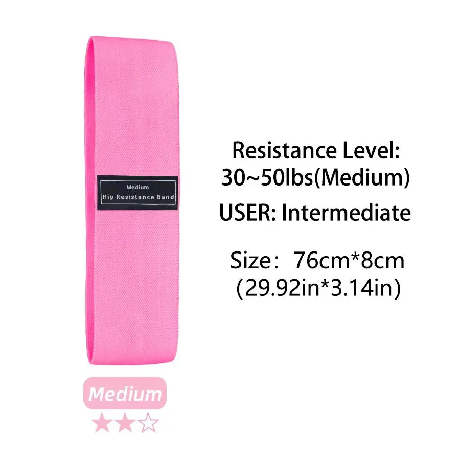 Fabric Resistance Hip Booty Bands Glute Thigh Elastic Workout