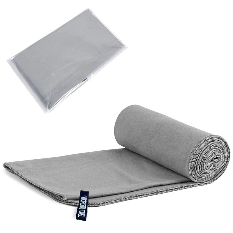 1 PC Sports Microfiber Quick Dry Pocket Towel Portable Ultralight Absorbent Towel For Swimming Pool Gym Fitness Yoga Beach Towel