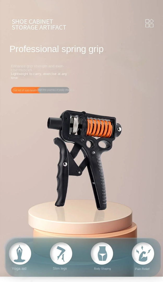 5-165Kg Adjustable Steel Spring Heavy Hand Grip Exercise Strengthener Gripper Finger Expander Arm Wrist Forearm Trainers