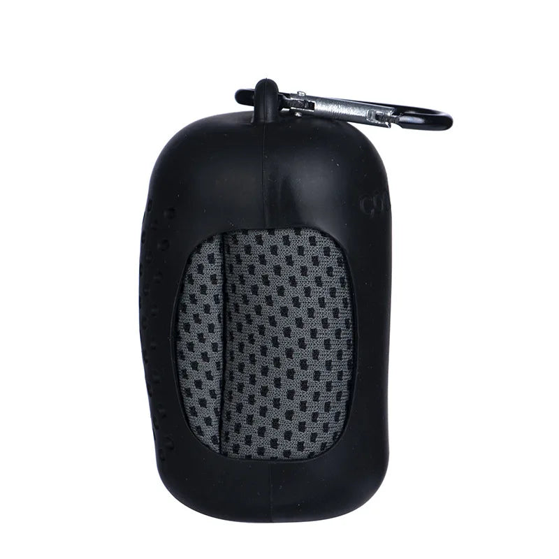 Portable Mini Silicone Set Cold Towel Outdoor Cooling Towel Heat Dissipation Sweat Absorption Quick-drying Fitness Hair