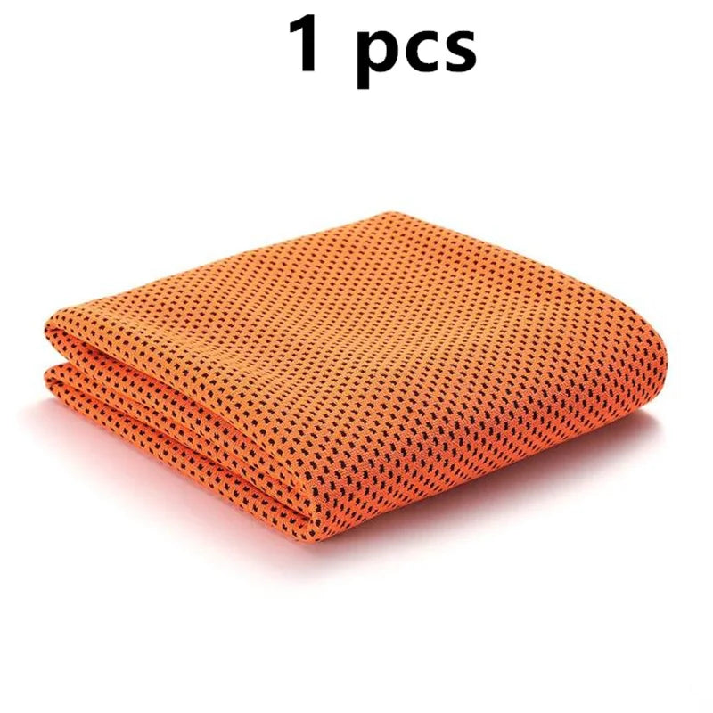 Cooling Towel Instant Relief Microfiber Cool Towels Chilling Neck Wrap for Sports Fitness Camping Cycling Hiking Unisex