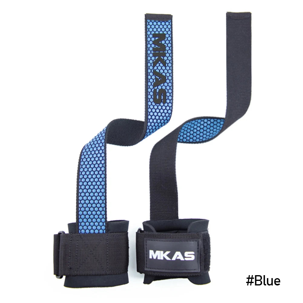 Weight Lifting Wrist Straps Fitness Bodybuilding Training Gym Lifting Straps with Non Slip Flex Gel Grip