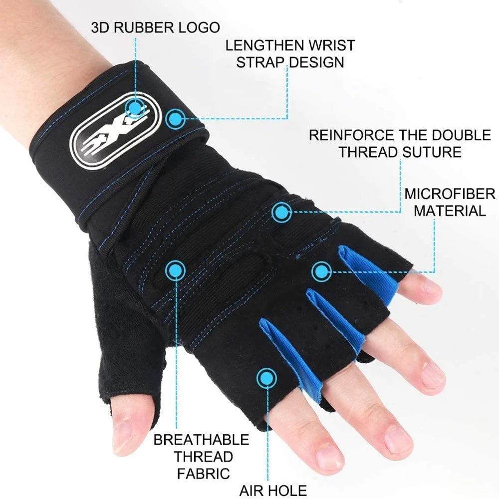 Weightlifting Wrist Straps Strength Training Adjustable