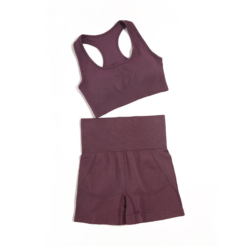 2/3/4pcs Seamless Yoga Set Gym Clothes Sportswear