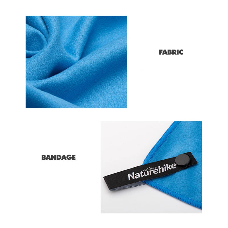 Quick Drying Bath Towel Absorbent Velvet Sides Soft Sport Antibacterial Tourist Fitness Gym Beach Swimming Towels