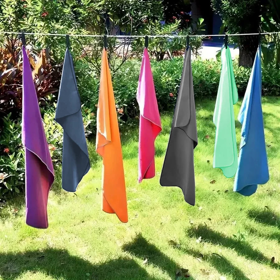 Microfiber Fitness Towel Bath Towel Set Sweat Absorbent Sports Towel  Yoga Towel Fitness Towel Gym Towel  Suitable for Travel