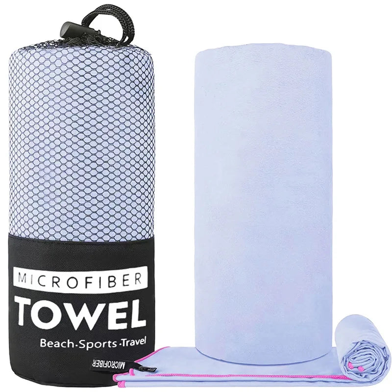 Microfiber Towel 1PC-Quick Dry Super Absorbent&Ultralight for Gym,Swim,Yoga Beach,Camping-Portable Fitness&Pool Accessories