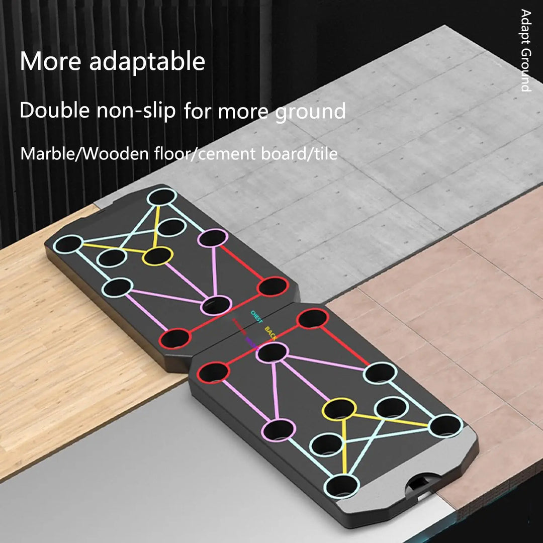 Folding Push-up Board Support Muscle Exercise Multifunctional