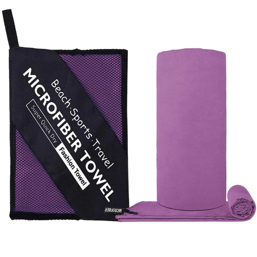 Microfiber Fitness Towel Bath Towel Set Sweat Absorbent Sports Towel  Yoga Towel Fitness Towel Gym Towel  Suitable for Travel