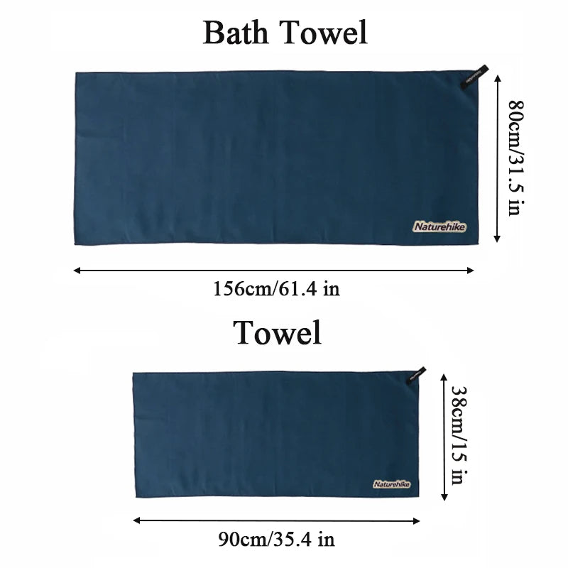 Naturehike Beach Towel Antibacterial Quick Dry Towel Fitness Swim Towel Lightweight Outdoor Hiking Towel Camping Travel Towel