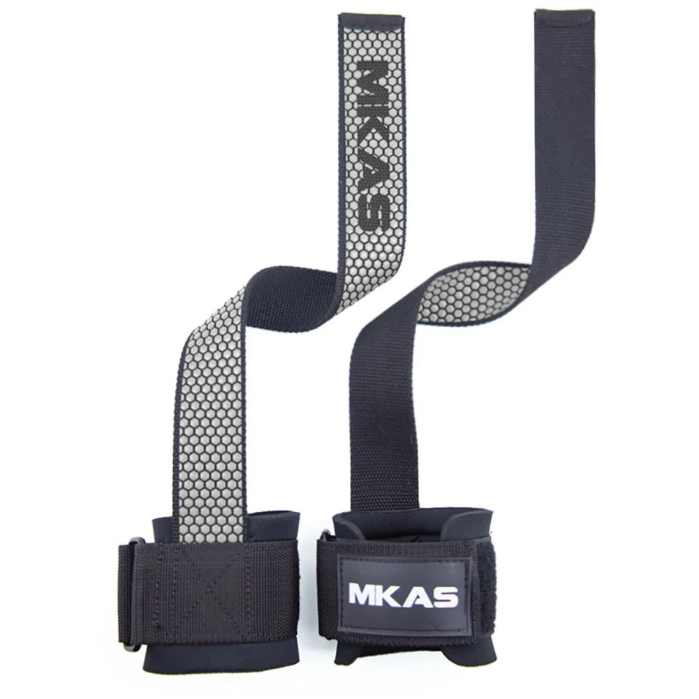 Weight Lifting Wrist Straps Fitness Bodybuilding Training Gym Lifting Straps with Non Slip Flex Gel Grip