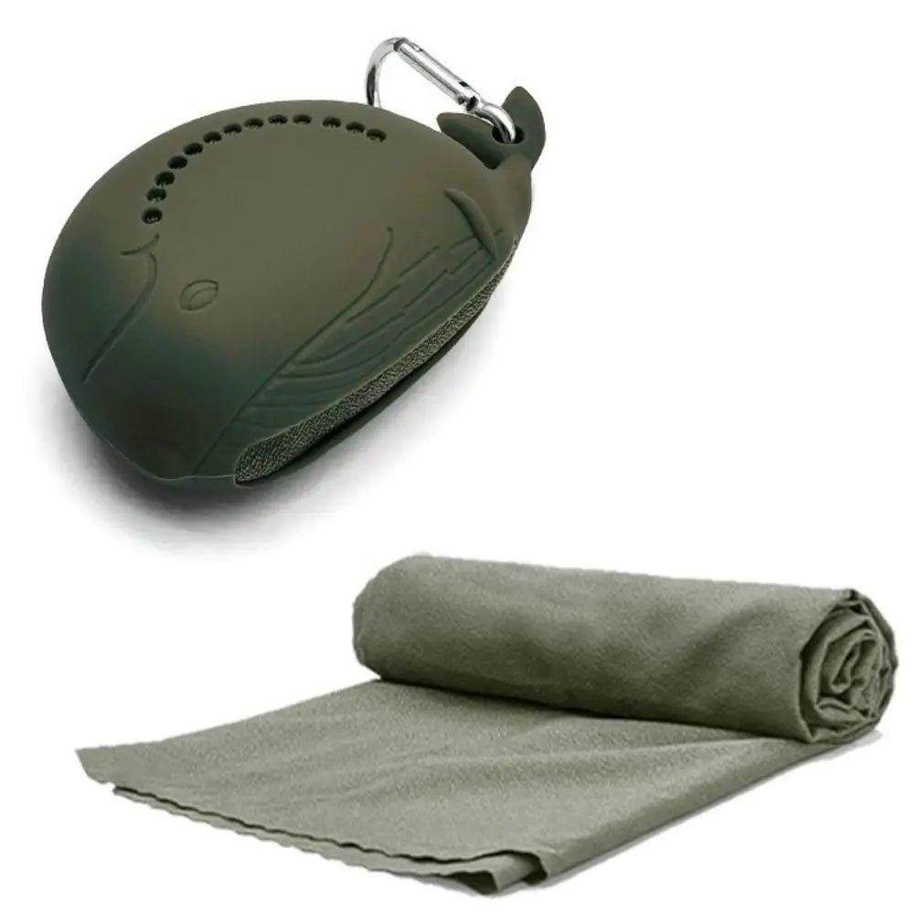 Quick Drying Cooling Ice Towel for Outdoor Portable Cute Bag Fitness Cool Towel with Buckle Microfiber Sports Cold Towel