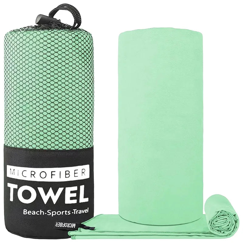 Microfiber Towel 1PC-Quick Dry Super Absorbent&Ultralight for Gym,Swim,Yoga Beach,Camping-Portable Fitness&Pool Accessories